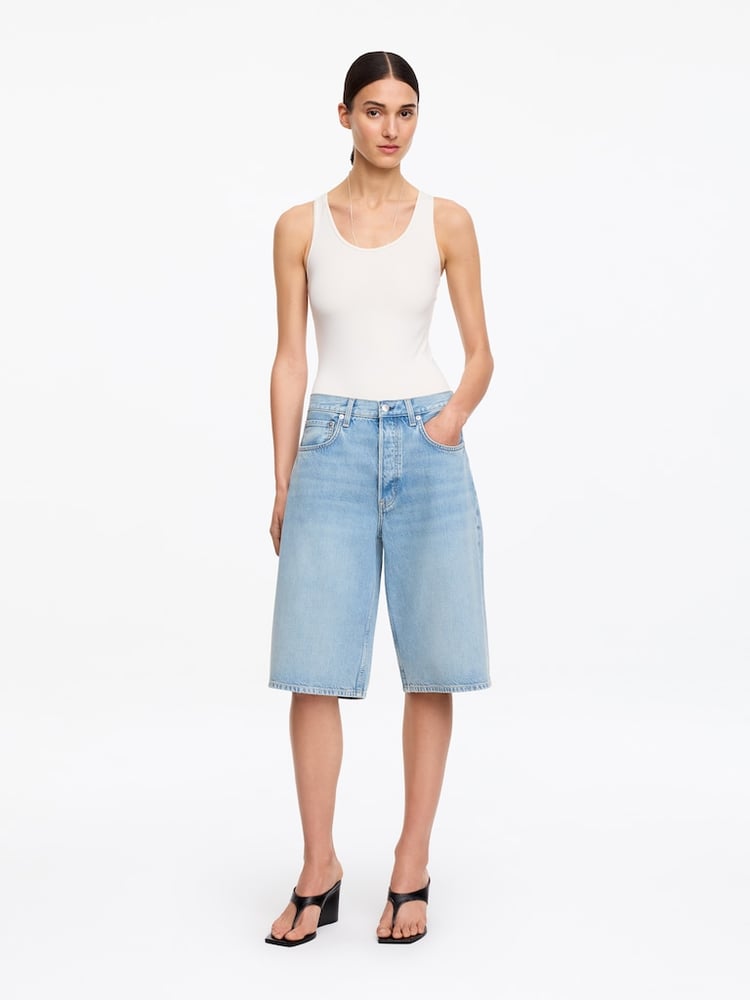 Arket Lange Jeansshorts
