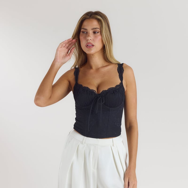 lounge Blossom Korsett-Top