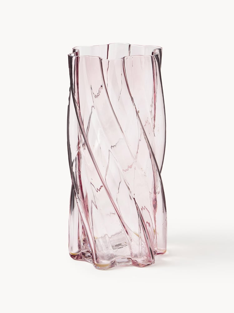 &k Amsterdam Glas-Vase Marshmallow, H 25 cm |