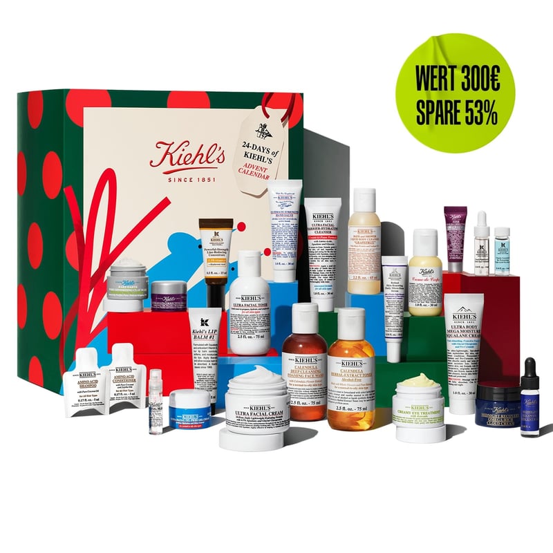 24 Tage im Kiehl's Adventskalender – Kiehl's Hautpflege-Adventskalender