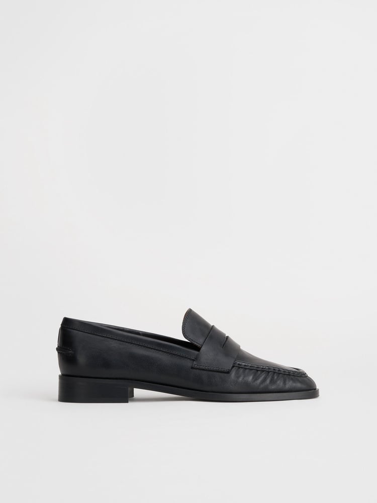 ATP Atelier Airola Black Nappa Loafers