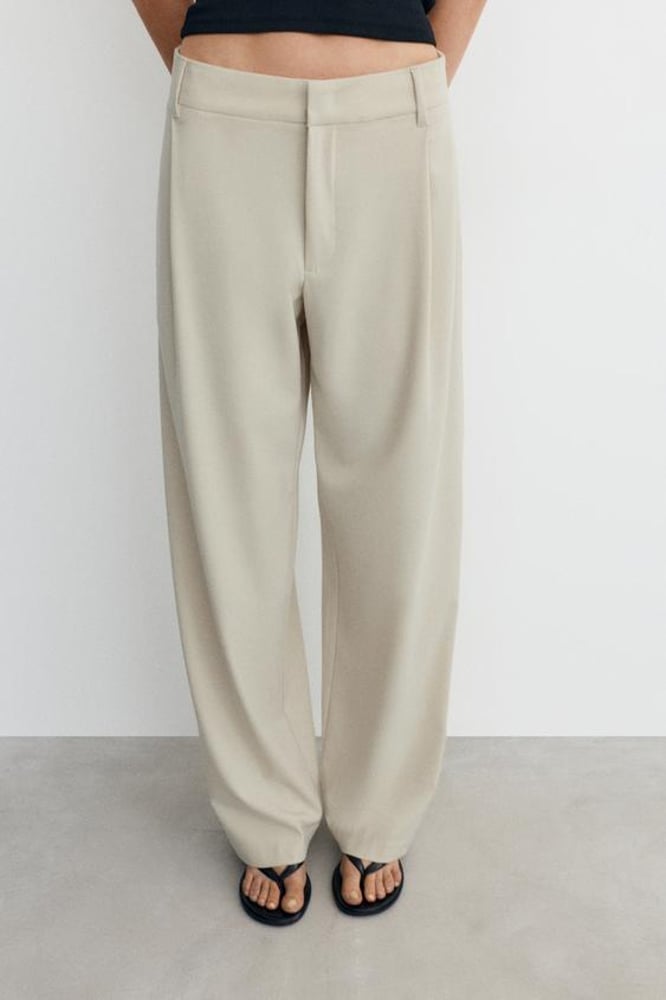 Pull&Bear Anzughose mit Bundfalten