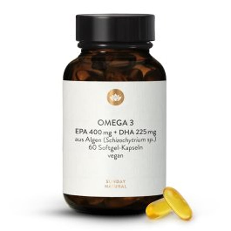 Omega 3 EPA 400 mg + DHA 225 mg Vegan