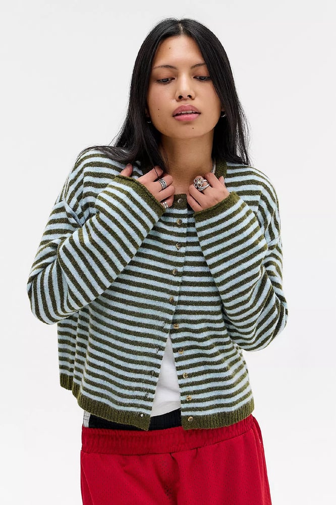Urbanoutfitters Marlowe Streifen Crew Strickjacke