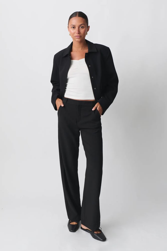 Gina Tricot Straight regular trousers