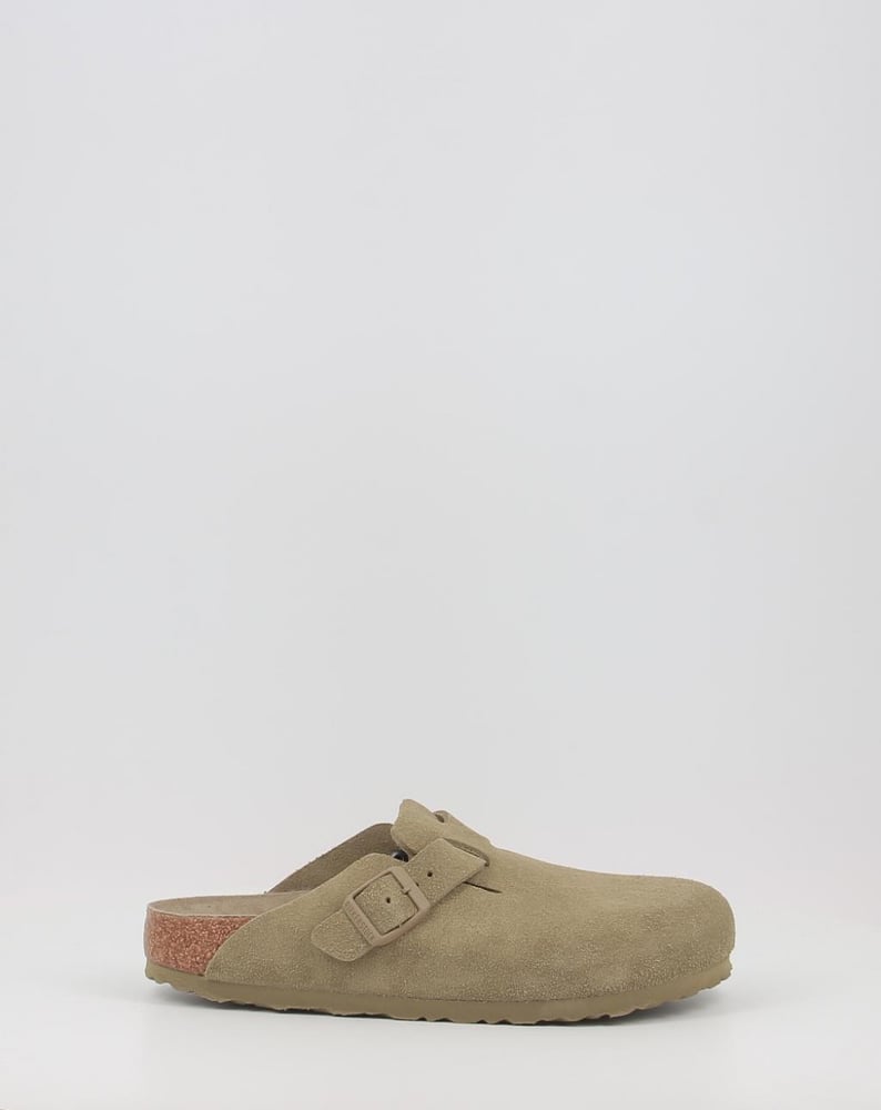 Clogs Birkenstock BOSTON LEVE Faded Khaki khaki grün Größe - 37, Farbe - khaki grün