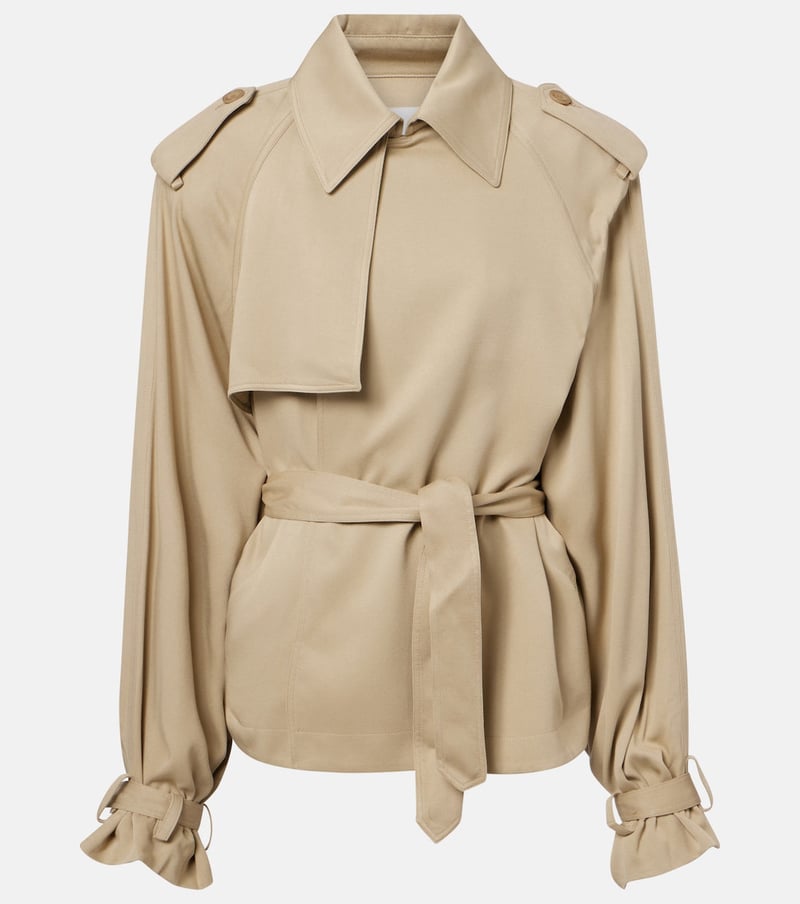 The Frankie Shop Trenchcoat Elva aus Twill