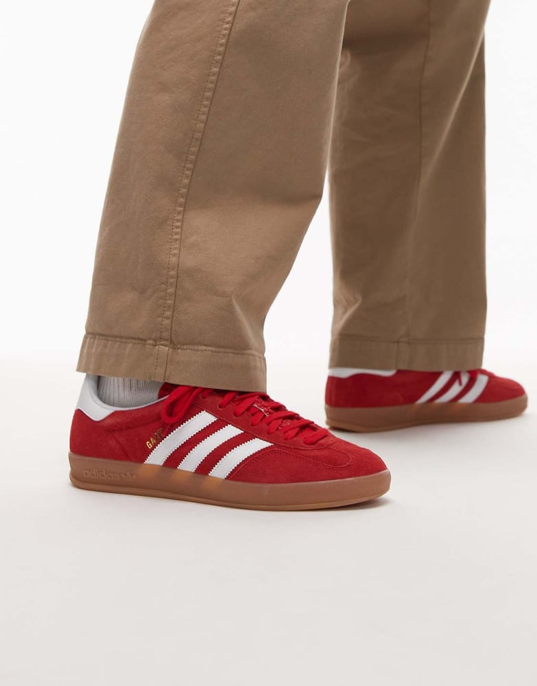 adidas Originals – Gazelle – Indoor-Sneaker in Rot