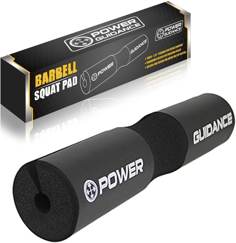 POWER GUIDANCE Barbell Pad Squat Pad Ideal for Squats Lunges Hip Thrusts Weight Lifting More Fit 50 mm