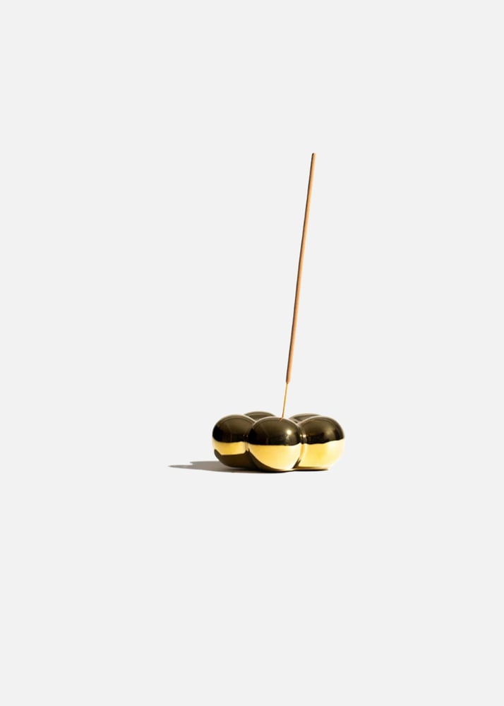 SENZOU Bubble Räucherstäbchenhalter aus Keramik in Gold