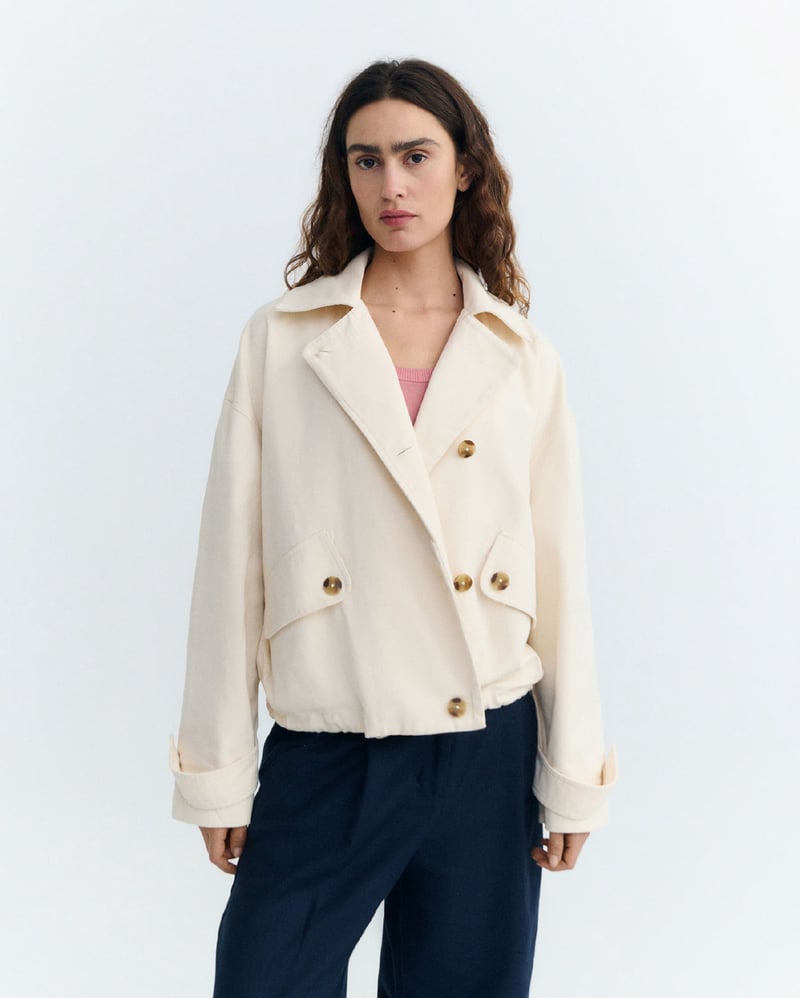 Thinking MU Chaqueta oversize cruda Norma