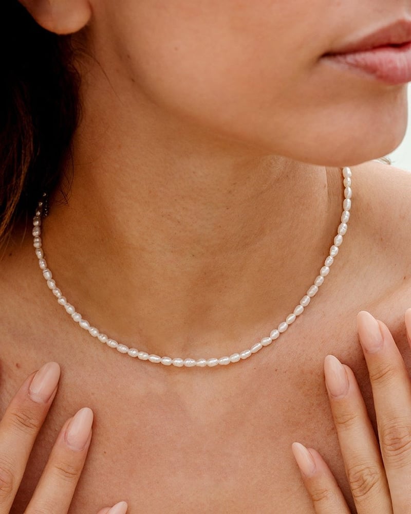Perlita Choker Gold