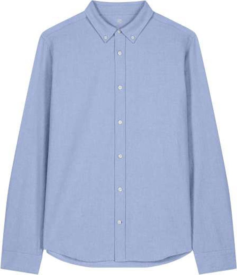 grundstoff.net Hellblaues Oxford Hemd