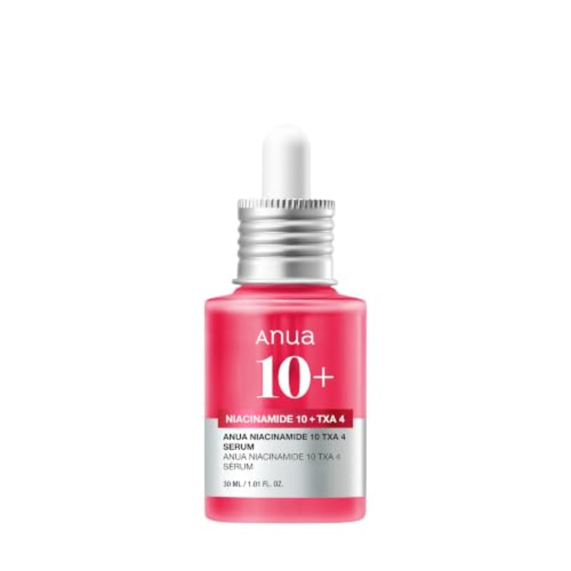ANUA 10% Niacinamid + 4% Tranexamsäureserum, Ceramid, Hyaluronsäure, Vitamin B12, natürliche Farbe, für empfindliche Haut, koreanische Glashaut, parfümfrei (30 ml)