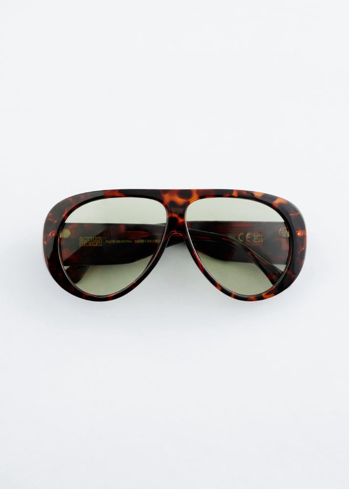 Stories Oversized Aviator Sunglasses