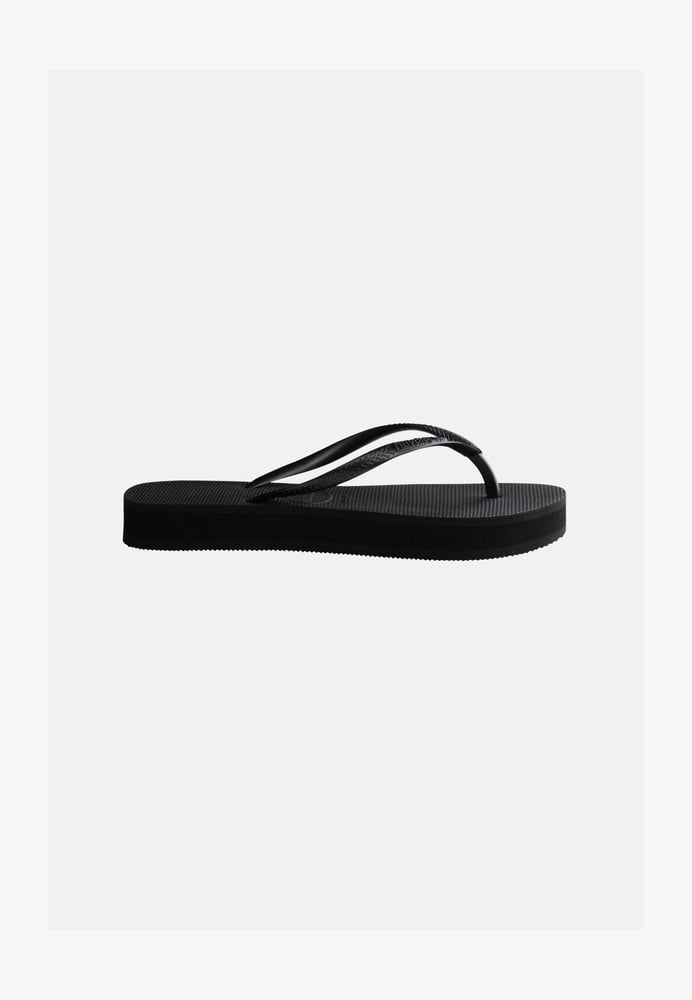 FLATFORM - T-bar sandals - black