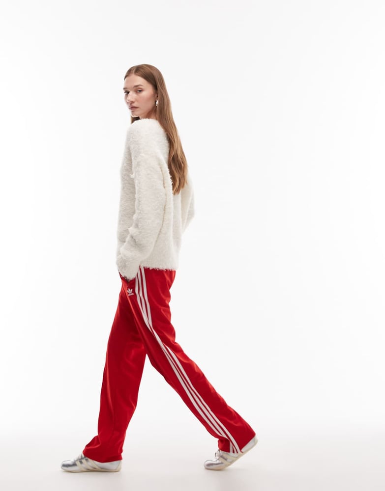 adidas Originals – Firebird – Trainingshose in Rot