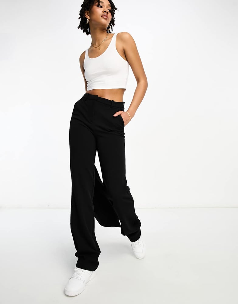 Vero Moda Tall – Elegante Zigarettenhose in Schwarz, Kombiteil