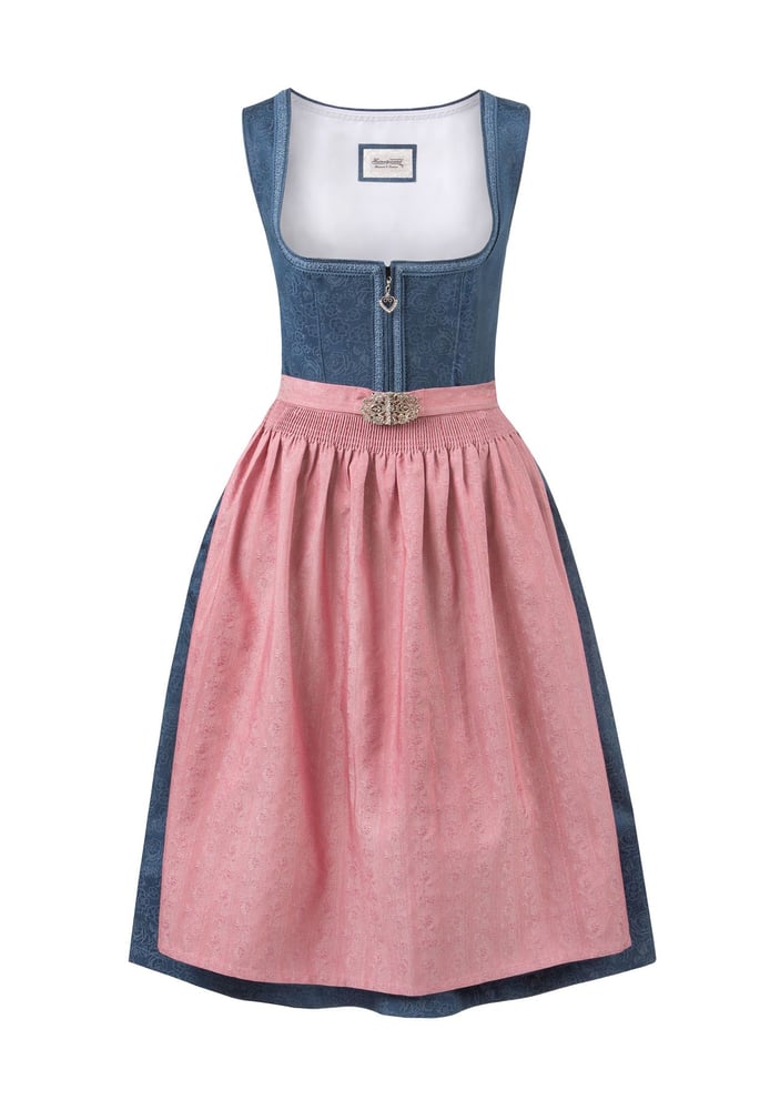 STOCKERPOINT Dirndl Roseline, blau|rosa, 48