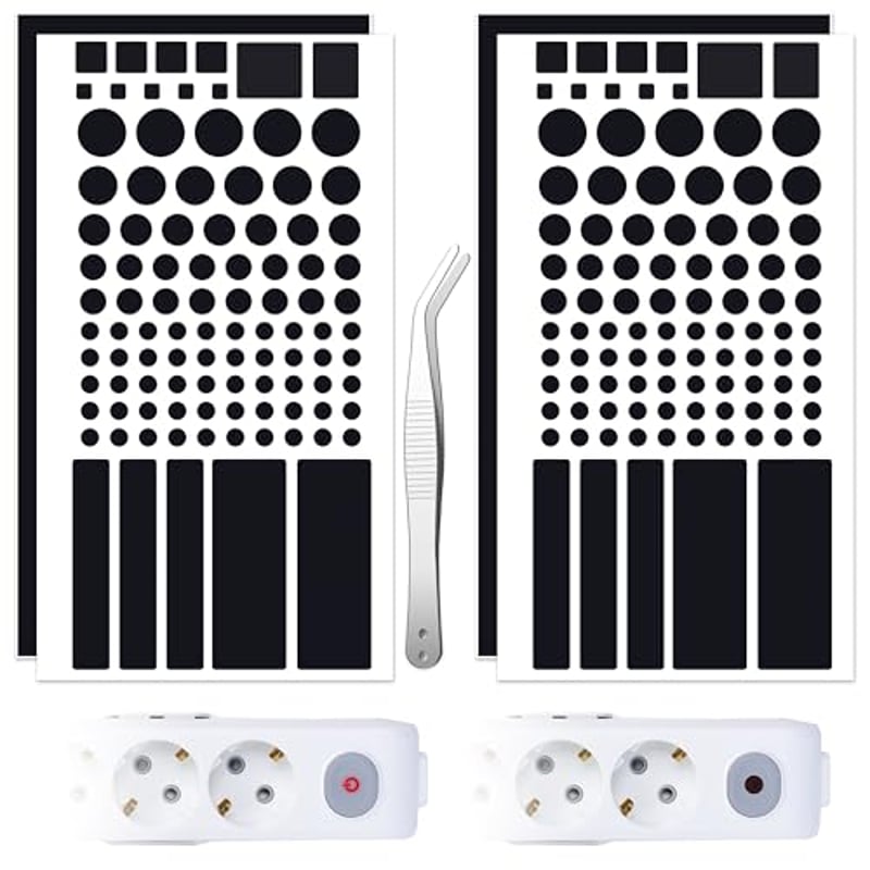 Abdunklungsfolie Lichtdimmer Folie Selbstklebend LED Abdeckung für Router Dimming Sticker für Elektronik TV Router