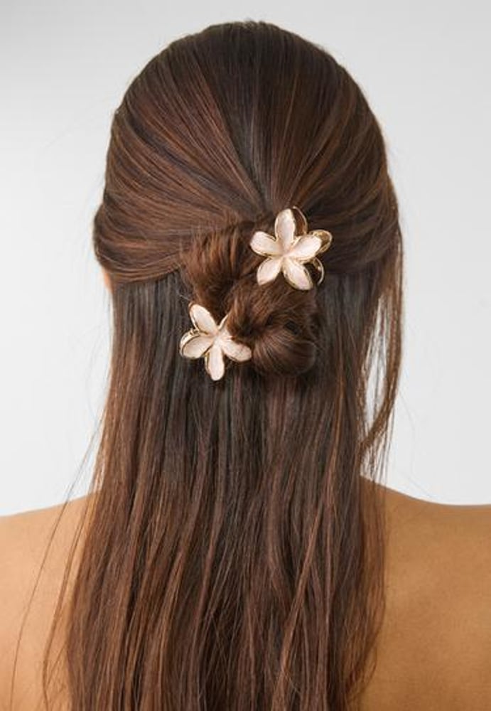 Stradivarius 3-teiliges Blumen-Klammerset