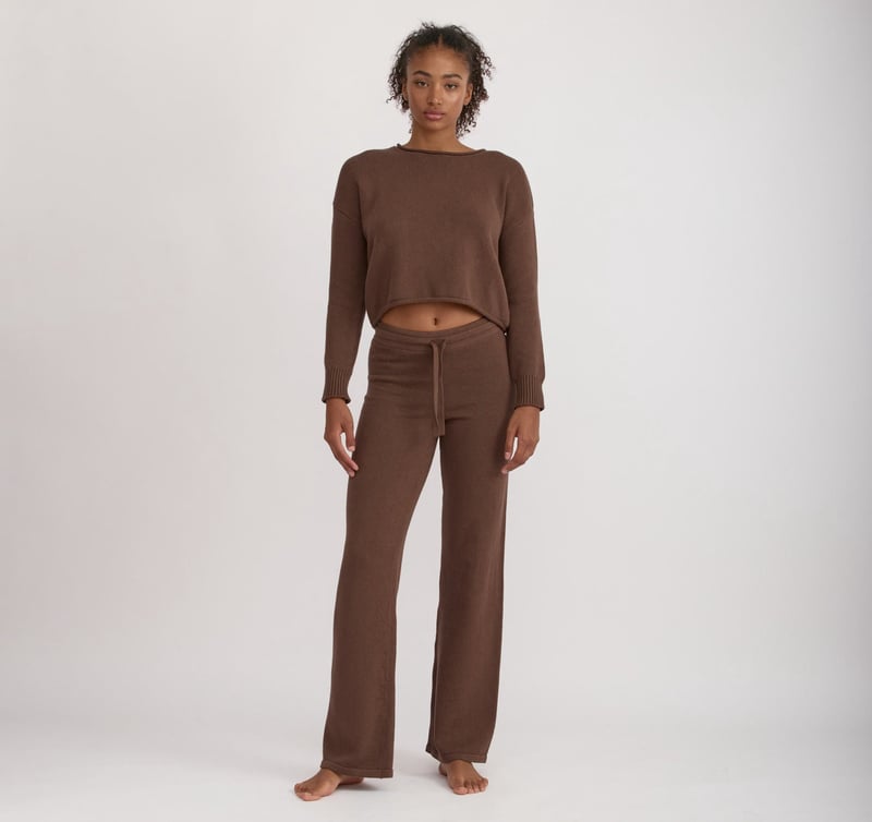 Organic Basics True Knit Wide Leg Pants