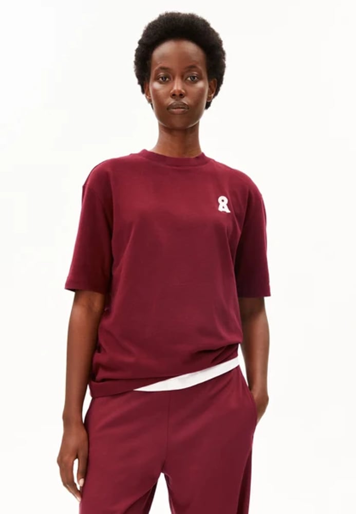 ARMEDANGELS ICONIC Å TARJAA T-SHIRT | velvet red