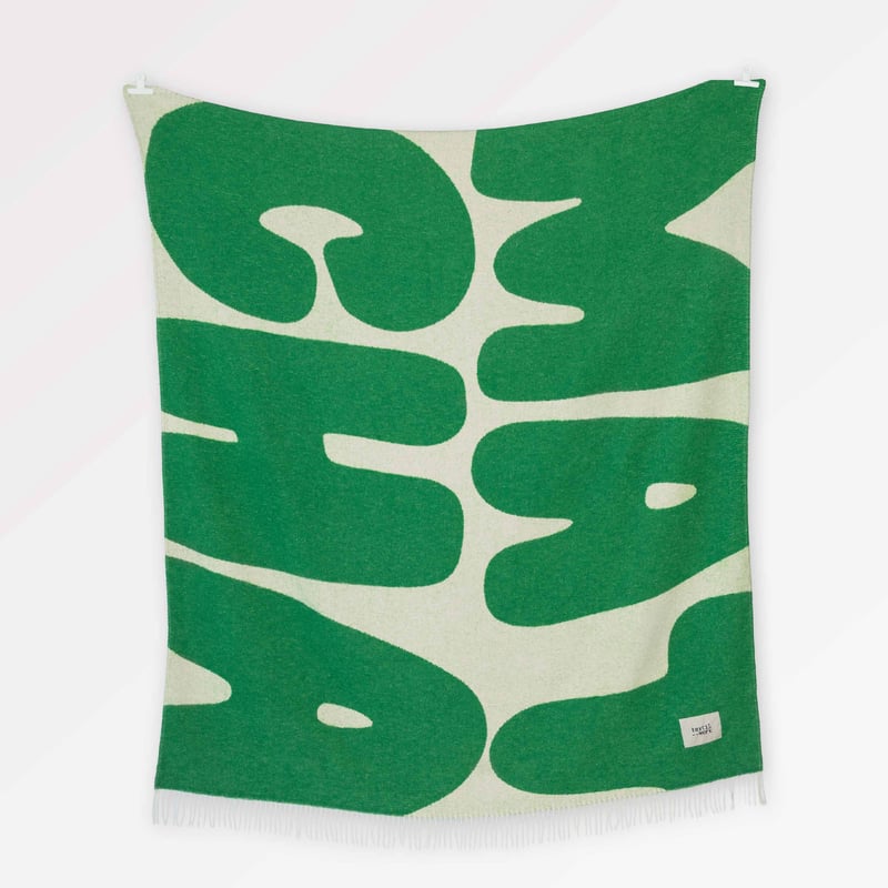 textilwerk.com Kuscheldecke Matcha