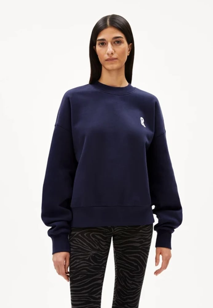 ARMEDANGELS ICONIC Å ALIZAA SWEATSHIRT | tinted navy