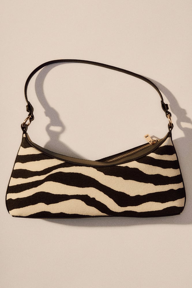 Umhängetasche - Schwarz/Zebraprint - Ladies
