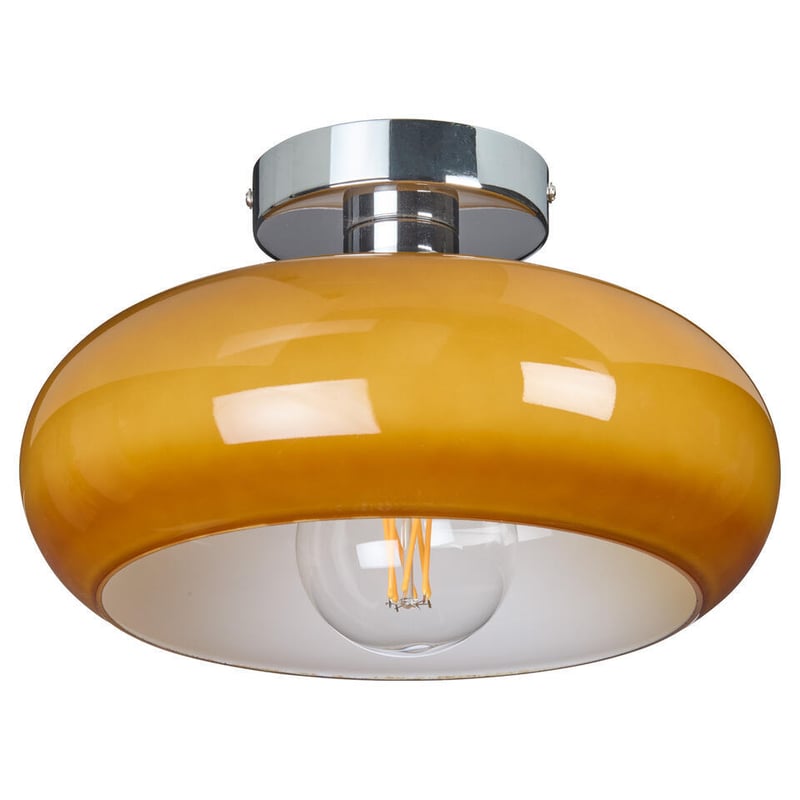 Kwantum Plafondlamp Leda Bruin