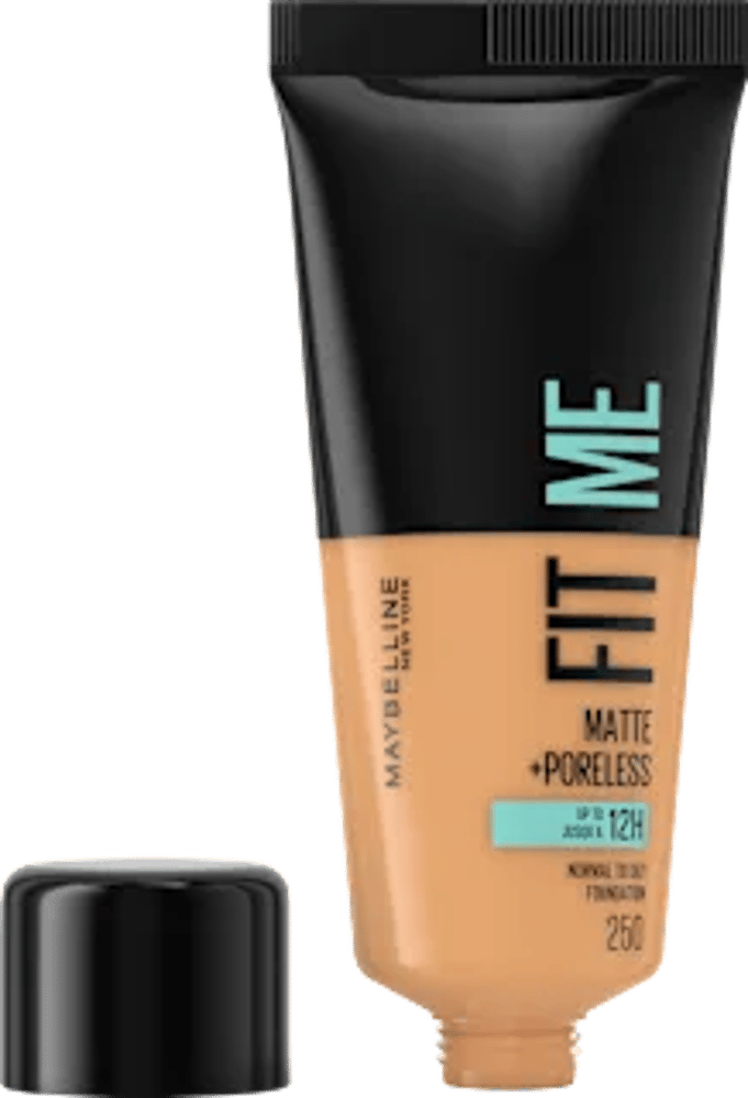 MAYBELLINE NEW YORK Foundation Fit Me Matte & Poreless 128 Warm Nude, 30 ml
