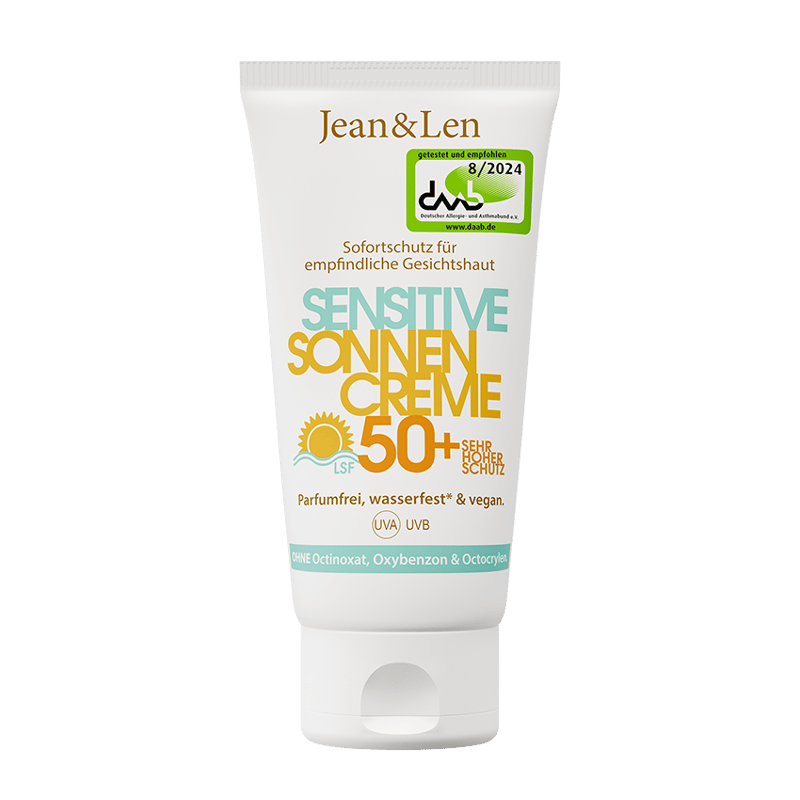 Jean&Len Sensitive Sonnencreme Gesicht LSF 50+