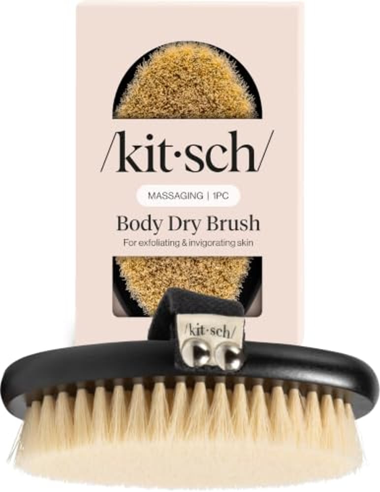 Kitsch Peeling Trockenbürste für den Körper zur Massage gegen Cellulite und Lymphdrainage