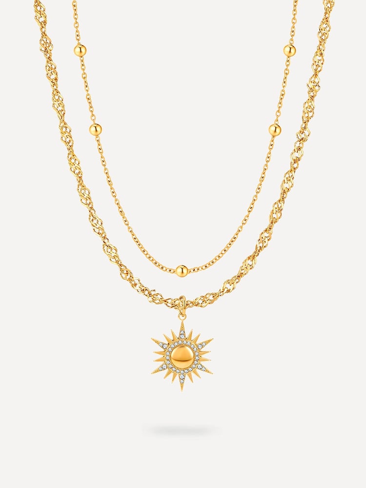 Cluster Glitter Kette