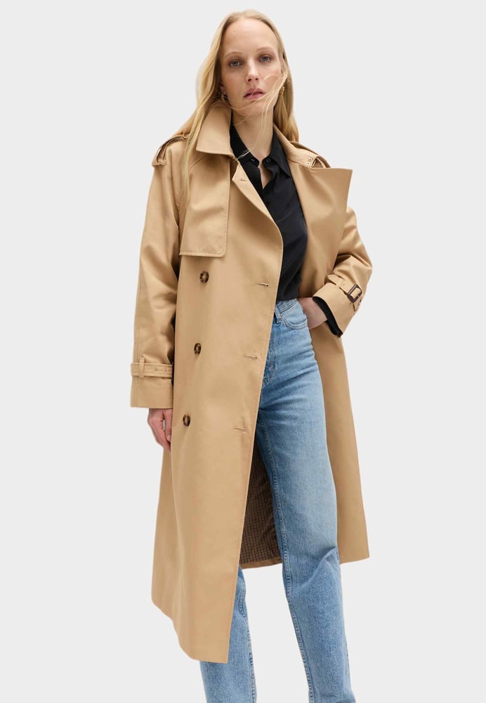 ICONIC TRENCH - Trenchcoat - light caramel