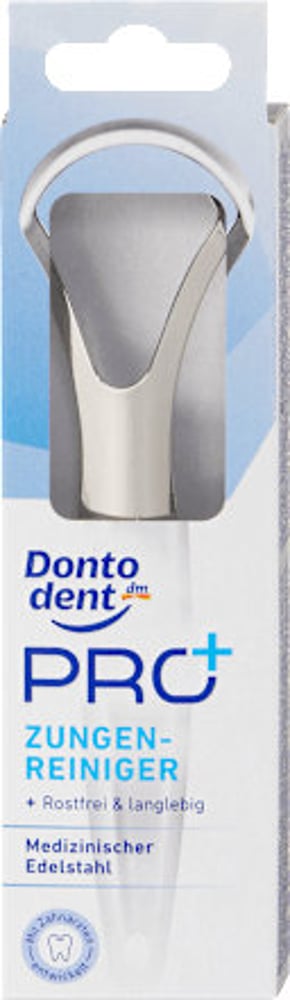 Dontodent PROplus Zungenreiniger aus Edelstahl, 1 St