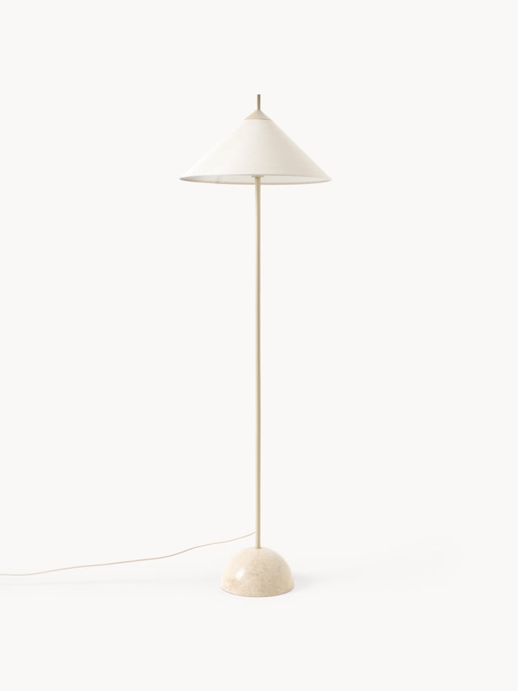 Westwing Stehlampe Vica mit Marmorfuß 
