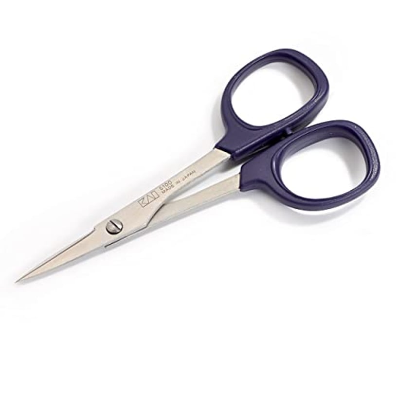 Prym 611514 PROFESSIONAL Stickschere 10 cm (4"), pflaumenblau, Präzisionsschere für feine Stickarbeiten, ideal für Fadenabschlüsse, Handarbeiten & detaillierte Näharbeiten