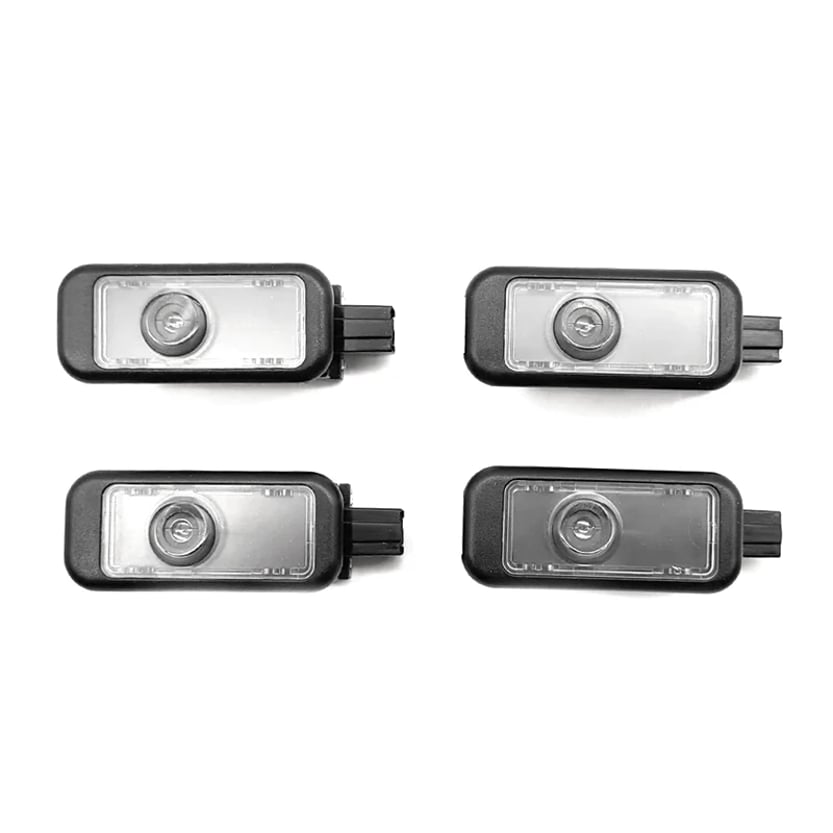 4 Pcs 4 Ring LED Projection Door Light For A3 A4 A5 Q3 Q2 Q5 A6 A7 S3 S4 S5 S6 S7 8YG 947 415 8YG947415