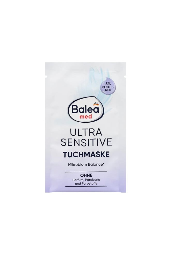 Balea med Tuchmaske Panthenol Ultra Sensitive, 1 St