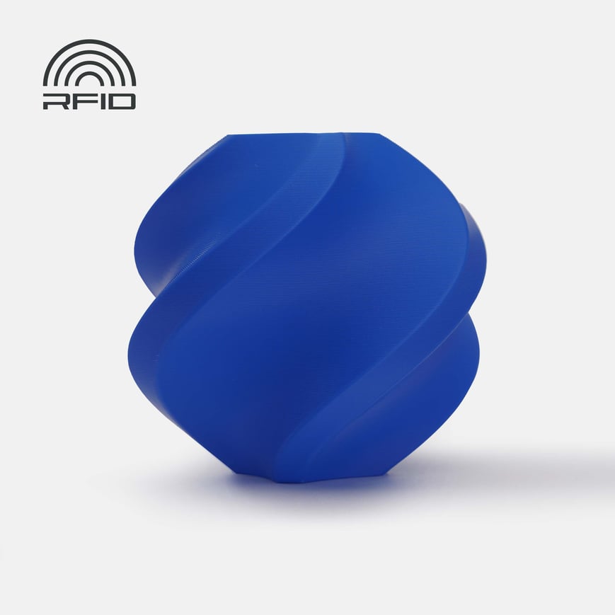 Bambu Lab PLA Basic Filament, Blau (10601), Nachfüllung 1 kg