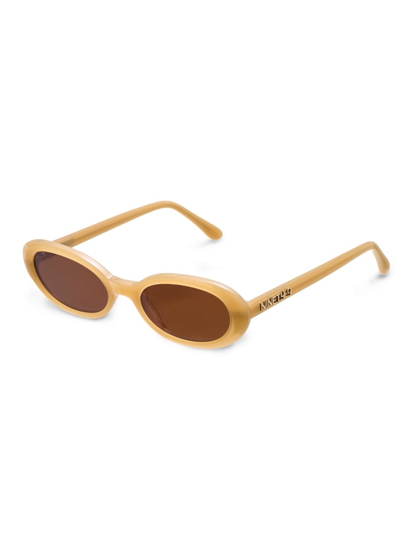ninety-9 OVAL - Sunglasses • Toffee