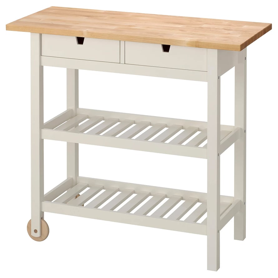 IKEA FÖRHÖJA Servierwagen - Birke/weiß 100x43 cm