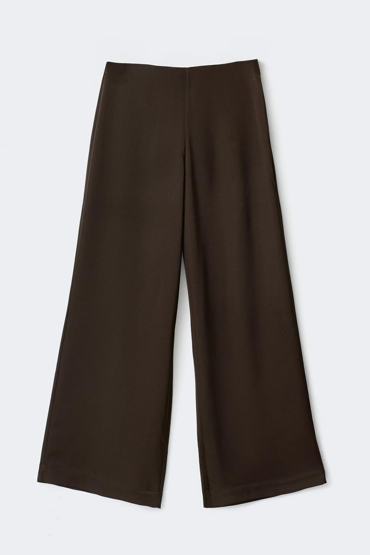 Glow tall satin trousers