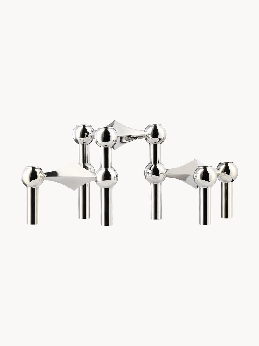 Kerzenhalter Stoff Nagel, 3er-Set