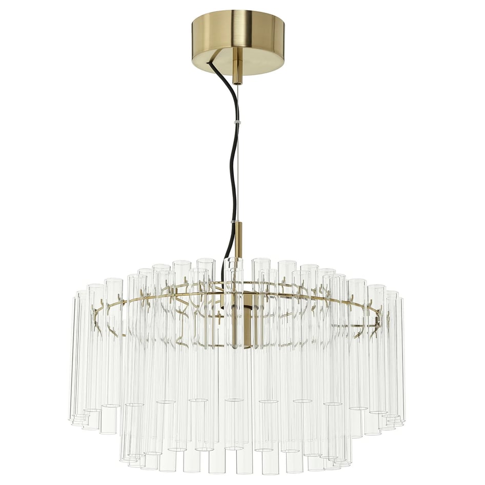 IKEA STOCKHOLM 2025 Hängeleuchte - Glas/vermessingt 54 cm