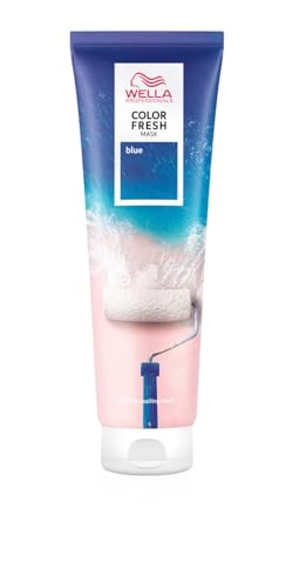 Wella Professionals COLOR FRESH MASK - Blue (150ml) | Haarkur für eine sichtbare Transformation der Haarfarbe, pflegende Tönung mit Avocadoöl, Für aufgehelltes und helles Haar