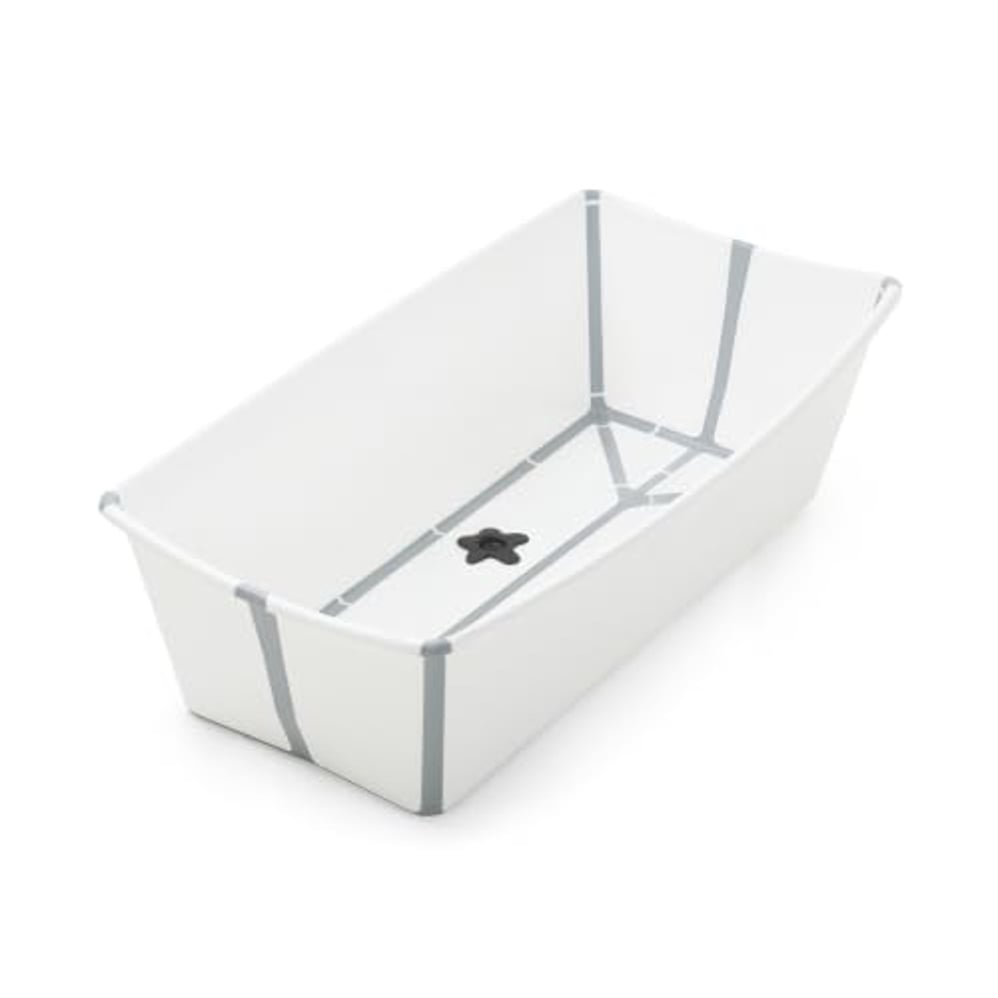 Stokke Flexi Bath XL Babybadewanne faltbar, Weiß, 0–6 Jahre